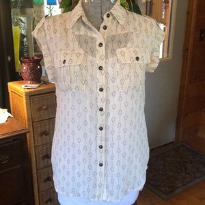 Ladies size small sheer blouse from Pleione